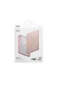 Ipad Air 11" 2024 M2 Çip Uyumlu Tablet Kılıf Moven Serisi Standlı Kalem Bölmeli Koruyucu  Pink - 5