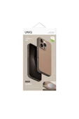 İphone 16 Pro Uyumlu Kılıf Lyden DS DualTone Serisi Vegan Deri Kaplama Magsafe Özellikli (MagClick™)  Natural Flint - 5