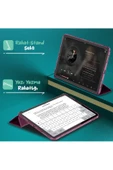 Ipad Air 6 11 Inç M2 Çip 2024 Uyumlu Tablet Kılıfı İnce Tasarım Smart Cover Standlı Akıllı Kapak  Mürdüm - 6