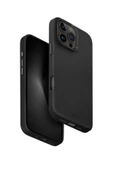 İphone 16 Pro Kılıf Lyden Serisi Deri Kaplama Magsafe Özellikli (MagClick™) Premium Kılıf  Black - 1