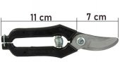 Göcen ( 5 Adet ) Narenciye Üzüm Bağ Budama Makası Eğri Uçlu 18Cm SİYAH - 3
