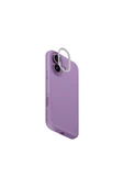 İphone 16 Lino Hue Serisi Magsafe Özellikli (MagClick™ ) Hibrit Silikon (Silicore™ ) Koruyucu Kılıf  Purple - 3