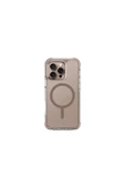 İphone 16 Pro Kılıf Combat Serisi Üç Katmanlı Magsafe Özellikli (MagClick™) Koruyucu Kılıf  Taupe Gold - 1