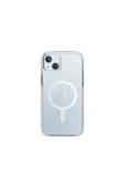 İphone 15 Kılıf Combat Serisi Üç Katmanlı Magsafe Özellikli (MagClick™) Koruyucu Kılıf  Clear - 1