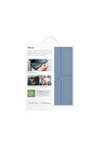 Ipad Air 11" 2024 M2 Çip Uyumlu Tablet Kılıf Moven Serisi Standlı Kalem Bölmeli Koruyucu  Stone Blue - 5
