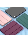 Ipad Air 6 11 Inç M2 Çip 2024 Uyumlu Tablet Kılıfı İnce Tasarım Smart Cover Standlı Akıllı Kapak  Mürdüm - 7