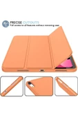 IPad 10.Nesil 10.9 İnç 2022 Uyumlu Kılıf Kalem Bölmeli Uyku Modlu Standlı Silikon A2757 A2777 A2696  LAVANTA - 2