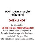 Lenovo Tab M10 Tb328fu Tablet Zaae0012tr Unisoc T610 Uyumlu 360 Dönen Tablet Kılıfı 3 Lü Set  lacivert - 1