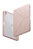 Ipad Air 11" 2024 M2 Çip Uyumlu Tablet Kılıf Moven Serisi Standlı Kalem Bölmeli Koruyucu  Pink - 1