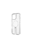 İphone 16 Pro Max Kılıf Eleva Serisi Standlı Magsafe Özellikli (MagClick™) Premium Kılıf  Clear - 3