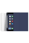 Ipad 10. Nesil 10.9 inç 2022 Uyumlu Bluetooth Klavyeli Kılıf Kalem Bölmeli (Türkçe Klavye)  LACİVERT - 2
