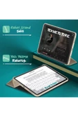 Ipad Air 6 11 Inç M2 Çip 2024 Uyumlu Tablet Kılıfı İnce Tasarım Smart Cover Standlı Akıllı Kapak  Gold - 6