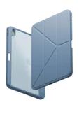 Ipad Air 11" 2024 M2 Çip Uyumlu Tablet Kılıf Moven Serisi Standlı Kalem Bölmeli Koruyucu  Stone Blue - 1