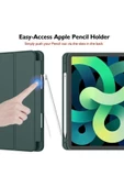 IPad 10.Nesil 10.9 İnç 2022 Uyumlu Kılıf Kalem Bölmeli Uyku Modlu Standlı Silikon A2757 A2777 A2696  LAVANTA - 4