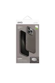 İphone 16 Pro Kılıf Lyden Serisi Deri Kaplama Magsafe Özellikli (MagClick™) Premium Kılıf  Grey - 6