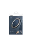 GripFit Premium Serisi 360 Manyetik Telefon Tutucu ve Standlı Kevlar Karbon ve Alüminyum Yüzük  Blue - 3