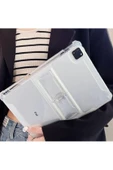 Ipad Pro 11 2024 M4 Çip Uyumlu 360° Dönebilen Standlı Tablet Kılıfı Ekran Koruyucu ve Kalem Seti  Transparan thumbnail 8