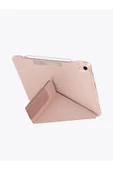 iPad Air 4 / 5. Nesil 10.9" Uyumlu Tablet Kılıfı Camden Serisi Standlı Kalem Bölmeli Koruyucu  Pink - 3