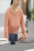 Telefon Modelleri Ile Uyumlu Kartlık Heldro ID Serisi Manyetik Stand Olma Özelliği FlexGrip™? Band  Chalk Grey - 5