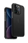 iPhone 15 Pro Kılıf Combat Serisi Üç Katmanlı Koruma ShockSorb™ Teknolojisi Koruyucu Kapak  Smoke - 1