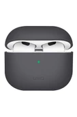 Airpods 4 (4. NESİL) Uyumlu Kılıf Lino Serisi Silikon Kablosuz Şarj Destekli Koruyucu  Grey - 1