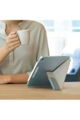 iPad Air 4 / 5. Nesil 10.9" Uyumlu Tablet Kılıfı Camden Serisi Standlı Kalem Bölmeli Koruyucu  Pink - 8