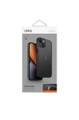 iPhone 14 Air Fender Serisi (AİROGROOVE™) Koruyucu Şeffaf Kapak  Smoke - 6