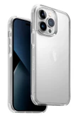 iPhone 14 Pro Max Kılıf Combat Serisi Üç Katmanlı Koruma ShockSorb™ Teknolojisi Koruyucu Kapak  Clear - 1