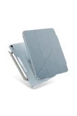 iPad Air 4 / 5. Nesil 10.9" Uyumlu Tablet Kılıfı Camden Serisi Standlı Kalem Bölmeli Koruyucu  Light Blue - 2