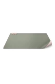 Masaüstü Düzenleyici Mat Hagen Serisi Vegan Deri Manyetik Kablo Düzenleyici Çift Renk Mouse Pad  Green Blush - 1