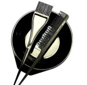 Saç Boyama Seti 3 Parça, Boya Fırçası + Krepe Tarağı Kabı - 3