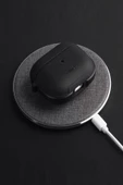 Airpods 3.Nesil Kılıf Valencia Serisi Aliminyum İskelet MicroRepel™ Kablosuz Şarj Destekli  Grey - 3