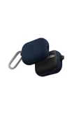 Airpods Pro 2 (2.NESİL)uyumlu Kılıf Clyde Serisi Manyetik Kapak Tasarımı Kablosuz Şarj Desteği  Black - 1