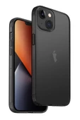 iPhone 14 Air Fender Serisi (AİROGROOVE™) Koruyucu Şeffaf Kapak  Smoke - 1
