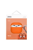 Airpods 4 (4.nesil) Uyumlu Kılıf Nexo Serisi Çift Katmanlı Hibrit Koruma Kablosuz Şarj Destekli  Turuncu - 7
