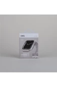 Apple Watch 45mm Kasa Koruyucu Metalik Görünüm Valencia Serisi Camlı Kasa  Starlight - 6