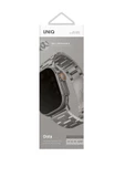 Apple Watch 49mm Ultra 2/1 - 46mm Seri 10 - 45mm Seri 9/8/7 - 44mm Seri SE2/SE/6/5/4 Metal Kordon  Silver - 5