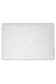 Macbook Pro 16 inç M3 / M3 Pro / M3 Max A2991 Uyumlu Kılıf Kapak Şeffaf 360 Tam Korumalı Alt Üst Kılıf  Simli - 1