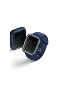 Apple Watch 49mm Kasa Koruyucu Moduo Serisi Değiştirilebilir 2'li Çerçeve  Blue - 3