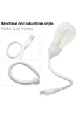 Kitap Okuma/Kamp Işığı/Gece Lambası Retro Otantik Usb Girişli Lamba Kırılmaz Lamba  ALTIGEN AMPUL - 4