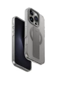 Iphone 16 Pro Kılıf Heldro Max Serisi Magsafe Özellikli (MAGCLİCK™) Tutma Bandı (FLEXGRİP™)  Grey - 1