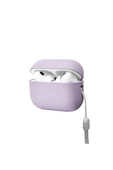 Airpods Pro 2 (2.NESİL) Kılıf Lino Serisi Silikon Kablosuz Şarj Destekli Koruyucu  Lavender - 3