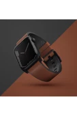 Apple Watch 49mm Ultra 2/1 - 46mm Seri 10 - 45mm Seri 9/8/7 - 44mm Seri SE2/SE/6/5/4 Deri Kordon  Blue - 6