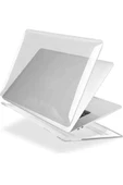 Macbook Pro 16 inç M3 / M3 Pro / M3 Max A2991 Uyumlu Kılıf Kapak Şeffaf 360 Tam Korumalı Alt Üst Kılıf  Şeffaf - 2
