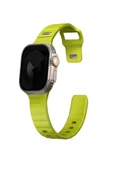 Apple Watch 49mm Ultra 2/1 - 46mm Seri 10-45mm Seri 9/8/7 44mm Seri SE2/SE/6/5/4 Extrem Spor Kayışı  Açık Yeşil - 2