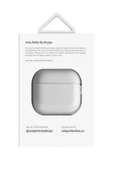 Airpods 4 (4.NESİL) Uyumlu Kılıf Glase Serisi Cristal Net Görünüm Kablosuz Şarj Destekli Kancalı  Crystal Clear - 8