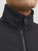 Jack Jones Erkek Hafif Outdoor Mont Yüksek Yaka Siyah Mont 12235864S - 13