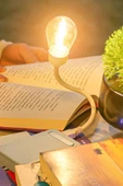 Kitap Okuma/Kamp Işığı/Gece Lambası Retro Otantik Usb Girişli Lamba Kırılmaz Lamba  ALTIGEN AMPUL - 6