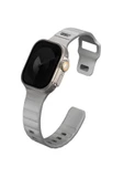 Apple Watch 49mm Ultra 2/1 - 46mm Seri 10-45mm Seri 9/8/7 44mm Seri SE2/SE/6/5/4 Extrem Spor Kayışı  Gri - 2