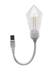 Kitap Okuma/Kamp Işığı/Gece Lambası Retro Otantik Usb Girişli Lamba Kırılmaz Lamba  İNCE UZUN AMPUL - 2